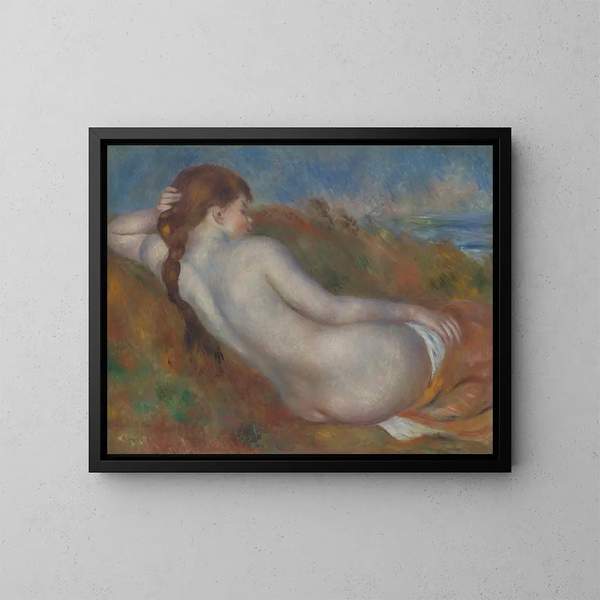 Nu disteso - Pierre-Auguste Renoir — quadro incorniciato alla parete