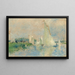 Regata ad Argenteuil - Pierre-Auguste Renoir — quadro incorniciato alla parete