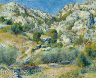 Rochers à l'Estaque - Pierre-Auguste Renoir — vista dell’opera