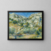 Rochers à l'Estaque - Pierre-Auguste Renoir — quadro incorniciato alla parete