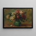 Rose in un vaso - Pierre-Auguste Renoir — quadro incorniciato alla parete