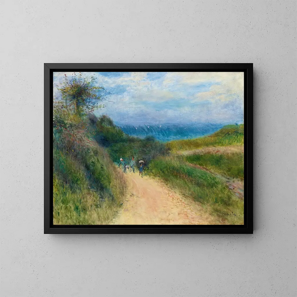 Route de Berneval - Pierre-Auguste Renoir — quadro incorniciato alla parete