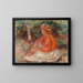 Donna seduta - Pierre-Auguste Renoir — quadro incorniciato alla parete