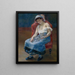 Fille endormie - Pierre-Auguste Renoir — quadro incorniciato alla parete