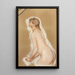 Figura schizzosa Studio per Le Grandi Bagnanti - Pierre-Auguste Renoir — quadro incorniciato alla parete