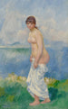 Baigneuse debout - Pierre-Auguste Renoir — vista dell’opera