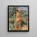 Standing Bather Baigneuse in piedi - Pierre-Auguste Renoir — quadro incorniciato alla parete