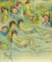 Studi di Pierre Renoir sua madre Aline Charigot nudi e paesaggio - Pierre-Auguste Renoir — vista dell’opera