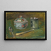 Zuccheriera, bicchiere, cucchiaio e coltello - Pierre-Auguste Renoir — quadro incorniciato alla parete