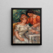 L'ora del tè - Pierre-Auguste Renoir — quadro incorniciato alla parete