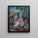 Il venditore di mele - Pierre-Auguste Renoir — quadro incorniciato alla parete