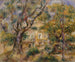 La Ferme aux Collettes à Cagnes - Pierre-Auguste Renoir — vista dell’opera
