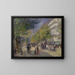 Les Grands Boulevards - Pierre-Auguste Renoir — quadro incorniciato alla parete