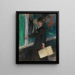 La Modista - Pierre-Auguste Renoir — quadro incorniciato alla parete