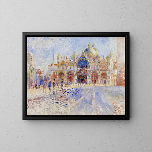 La place Saint-Marc à Venise - Pierre-Auguste Renoir — quadro incorniciato alla parete