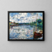 La Seine à Chatou - Pierre-Auguste Renoir — quadro incorniciato alla parete