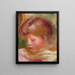 Tête de femme - Pierre-Auguste Renoir — quadro incorniciato alla parete