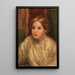 Tête de femme blonde - Pierre-Auguste Renoir — quadro incorniciato alla parete