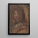Tête de fillette - Pierre-Auguste Renoir — quadro incorniciato alla parete