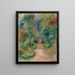 Due figure su un sentiero Due figure in un sentiero - Pierre-Auguste Renoir — quadro incorniciato alla parete