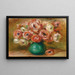 Vaso di anemoni - Pierre-Auguste Renoir — quadro incorniciato alla parete