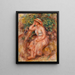 Donna che sogna ad occhi aperti - Pierre-Auguste Renoir — quadro incorniciato alla parete