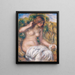 Donna in primavera - Pierre-Auguste Renoir — quadro incorniciato alla parete