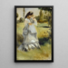 Femme dans un parc - Pierre-Auguste Renoir — quadro incorniciato alla parete