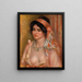 Woman with Black Hair Jeune femme avec cheveux noirs buste - Pierre-Auguste Renoir — quadro incorniciato alla parete