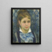 Giovane Parigino - Pierre-Auguste Renoir — quadro incorniciato alla parete