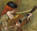 Giovane donna spagnola con chitarra - Pierre-Auguste Renoir — vista dell’opera