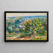 Schizzo di paesaggio del Midi - Pierre-Auguste Renoir — quadro incorniciato alla parete