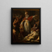 Sant'Ambrogio che salva un sacerdote ariano dalla furia del popolo - Pierre-Augustin Vafflard — quadro incorniciato alla parete