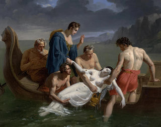 La Mort de Sappho - Pierre-Augustin Vafflard — vista dell’opera