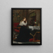 Il specchio - Pierre-Charles Comte — quadro incorniciato alla parete