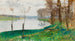 Bordi della Senna, Veneux-les-Sablons - Pierre-Eugène Montzin — vista dell’opera