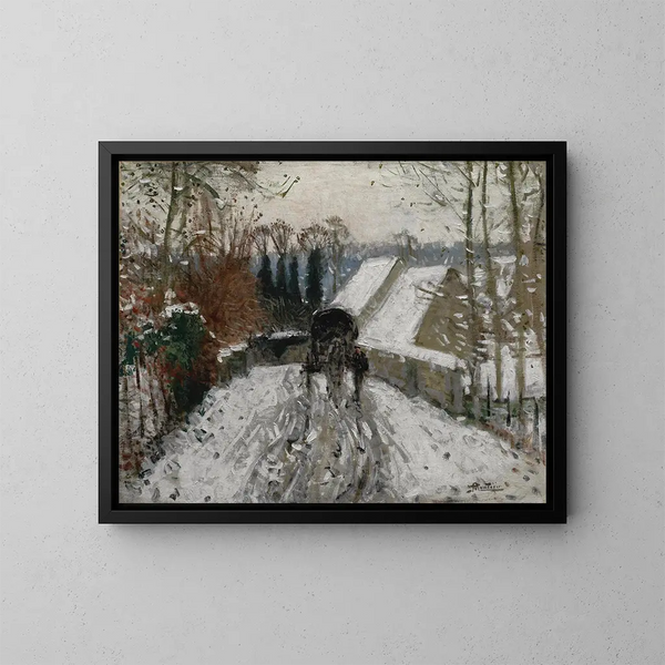 Effet de neige - Pierre-Eugène Montzin — quadro incorniciato alla parete