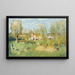 L'Entrée du village - Pierre-Eugène Montzin — quadro incorniciato alla parete