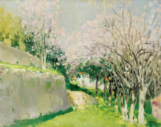 Les Amandiers à Cap Ferrat - Pierre-Eugène Montzin — vista dell’opera