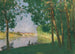 Moret-sur-Loing, riva del fiume - Pierre-Eugène Montzin — vista dell’opera