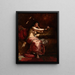 La morte di Cleopatra - Pierre-Joseph Mousset — quadro incorniciato alla parete
