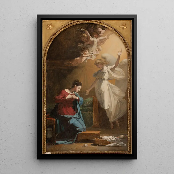 L'Annunciazione - Pierre-Jérôme Lordon — quadro incorniciato alla parete