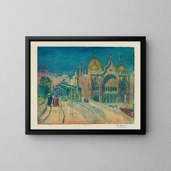 Pavillon de l'Italie - Pierre-Marcel Roy — quadro incorniciato alla parete
