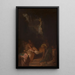La Mise au tombeau - Pierre-Nicolas Brisset — quadro incorniciato alla parete