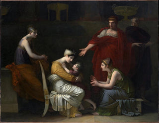 Andromaca e Astianatte - Pierre-Paul Prud'hon — vista dell’opera