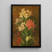 Laurier-rose en fleurs rouge et blanc - Pierre Adrien Chabal-Dussurgey — quadro incorniciato alla parete