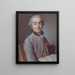 Ritratto di un giovane ufficiale - Pierre Allais — quadro incorniciato alla parete