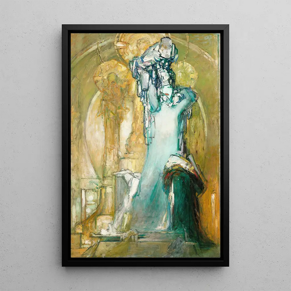Salomé l'oiseau di preda - Pierre Amédée Marcel-Béronneau — quadro incorniciato alla parete