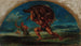 Ercole e il cinghiale di Erimanto da Delacroix - Pierre Andrieu — vista dell’opera