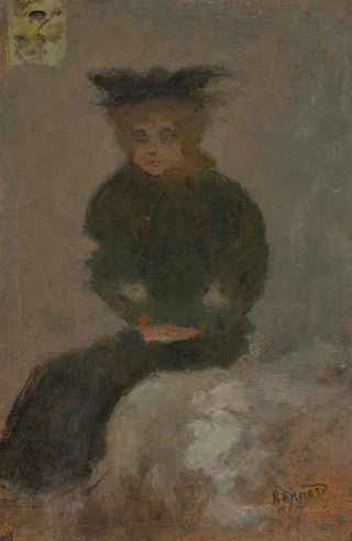 Pierre Bonnard - Femme assise au chapeau noir.webp